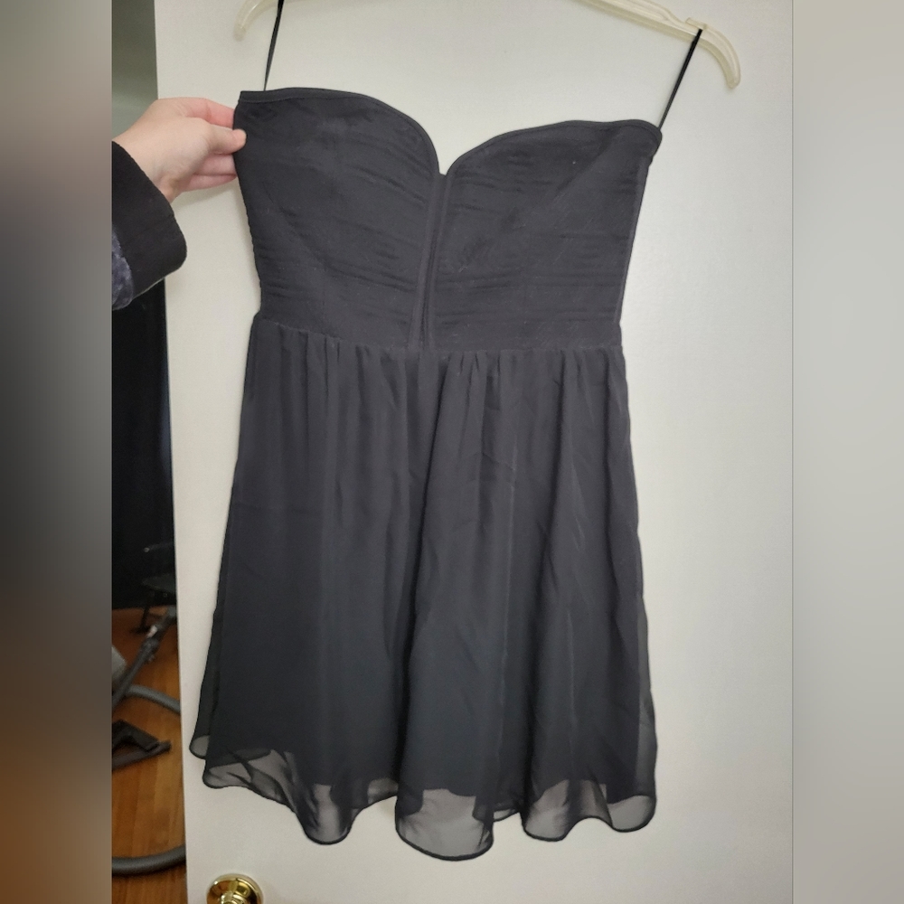 Black mini dress, strapless from H&M